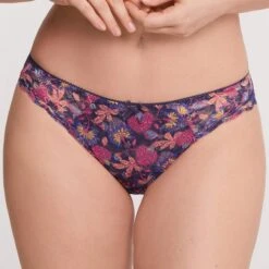 Slip Marine Imprimé Luccia Swing -Bestform Lingerie Soldes Magasin BL02459 9BA WEB 1