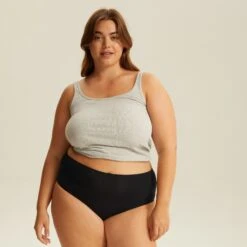 Culotte Très Haute One Size Noire JUST ONE COTON -Bestform Lingerie Soldes Magasin BL04601 030 WEB 3