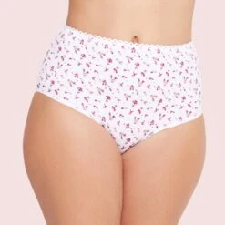 Panty Blanc Best Cotton Print -Bestform Lingerie Soldes Magasin BL05221 9A0 WEB 1