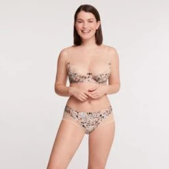 Soutien-gorge Emboîtant Avec Armatures Beige Imprime Marbella -Bestform Lingerie Soldes Magasin BL14494 9K4 WEB 3