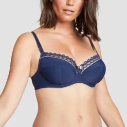Soutien-gorge Emboîtant Avec Armatures Marine Sydney Pure -Bestform Lingerie Soldes Magasin BL14563 021 WEB 1